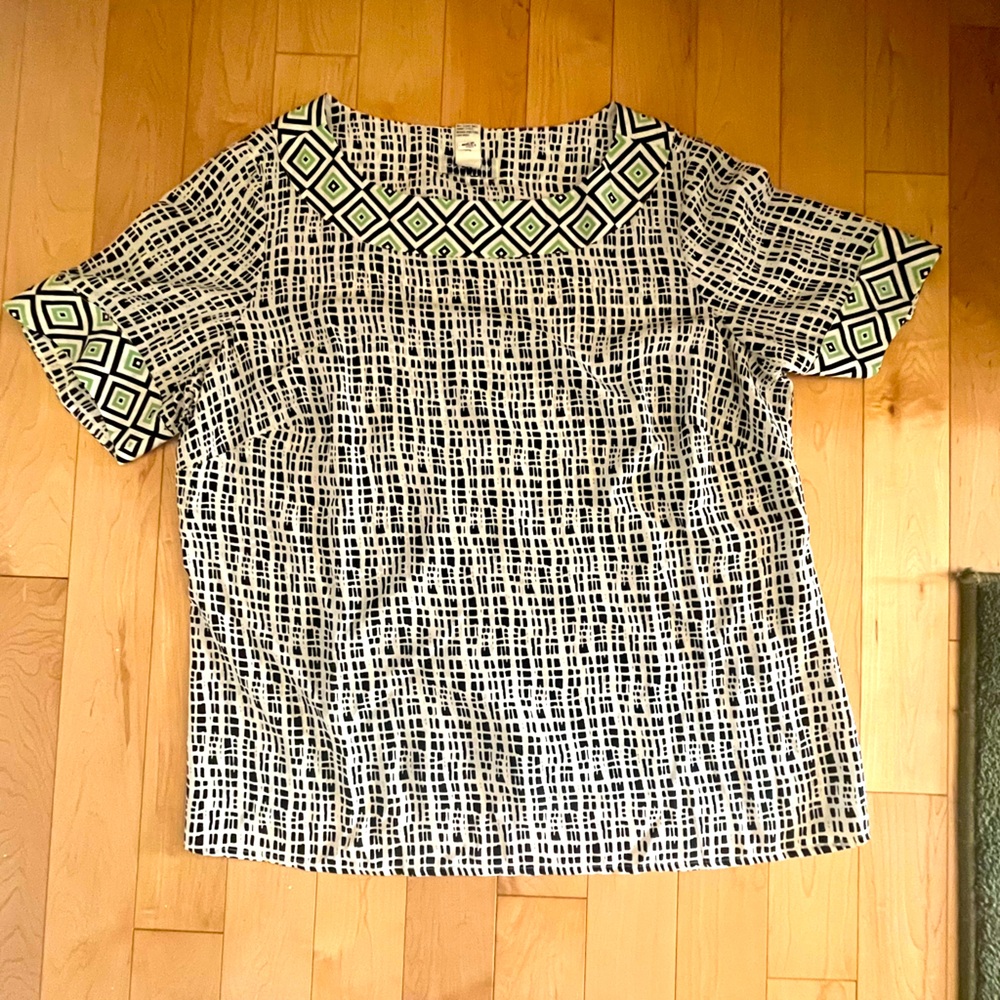 Doncaster 100% Silk Blouse Sz L